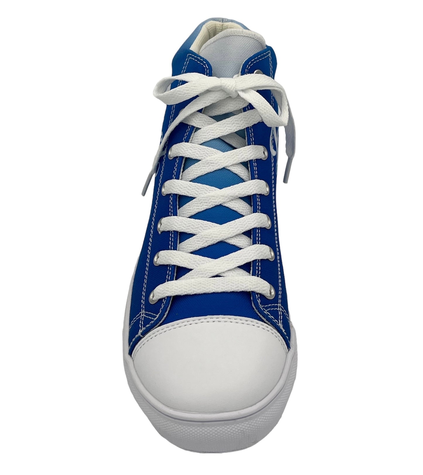 Blue Ombre Blessed hi-top Women's Hightop Canvas Shoe