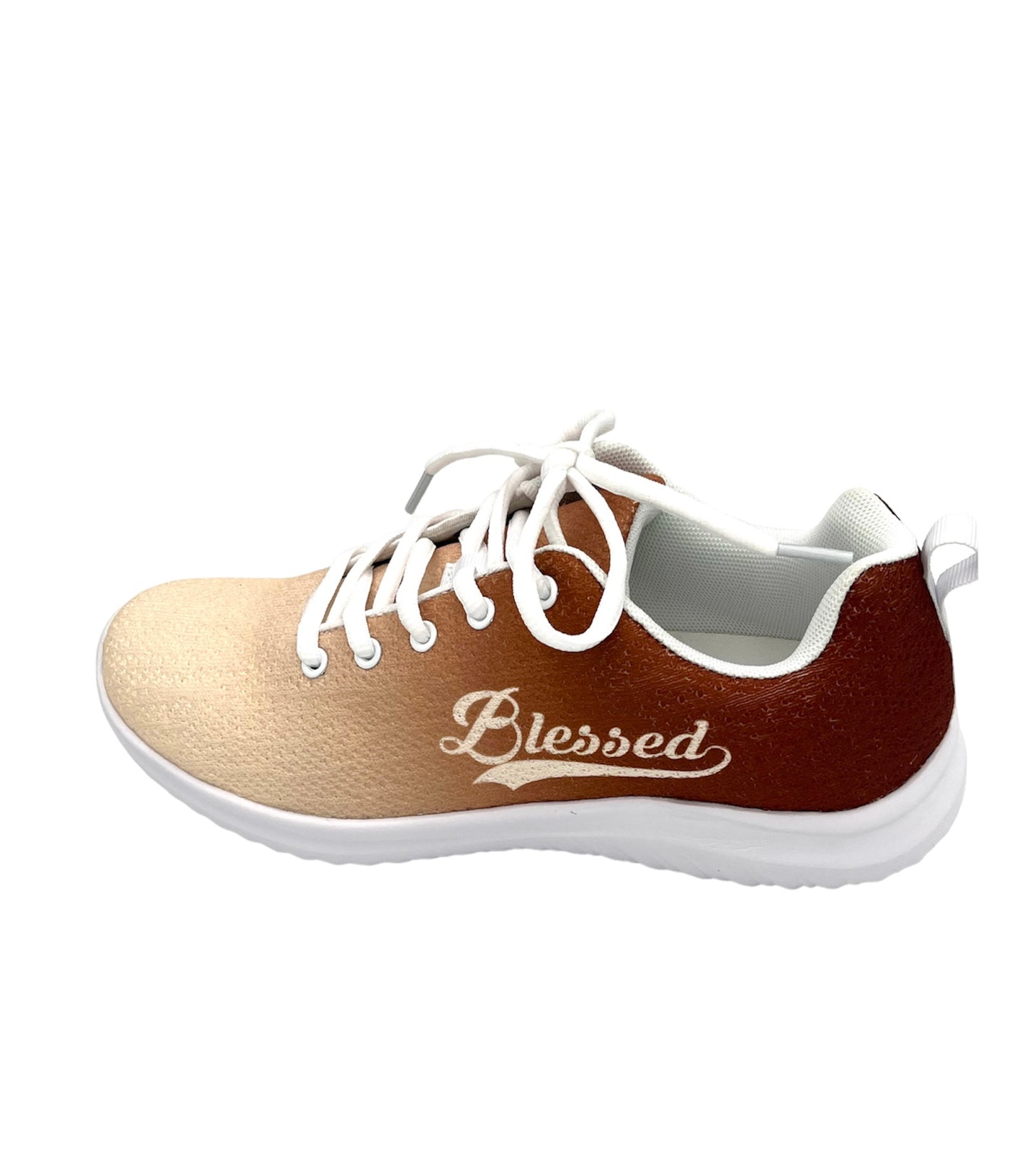 Blessed in Brown Ombre Women's Athletic Shoe