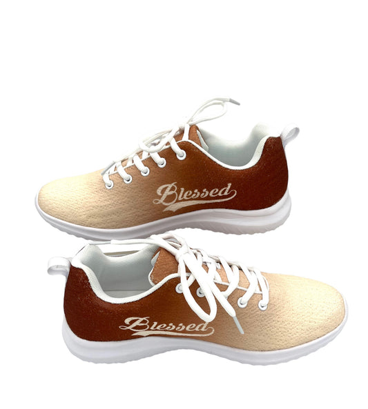 Blessed in Brown Ombre Women's Athletic Shoe