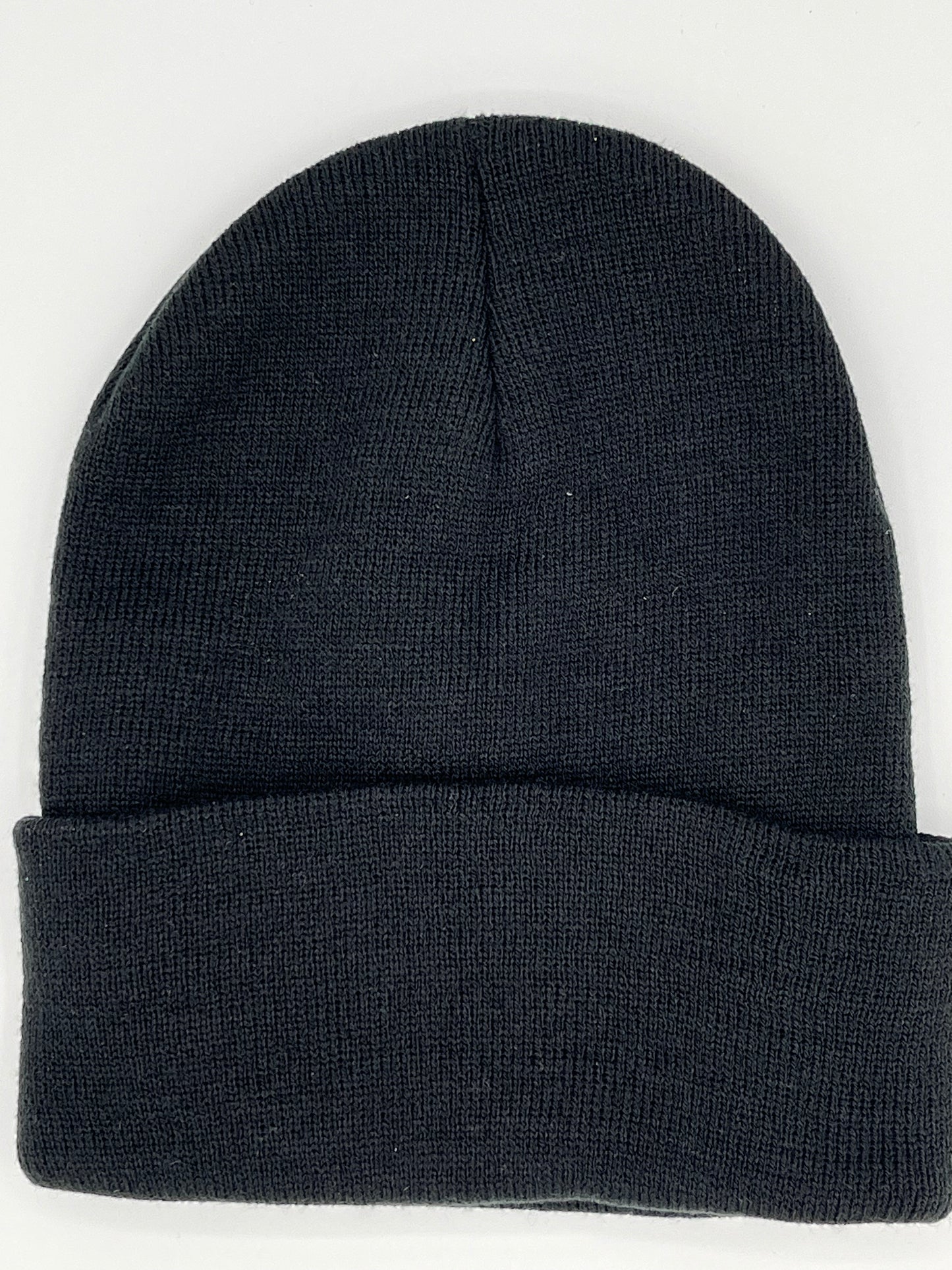 Blessed in black Solid Knit Beanie