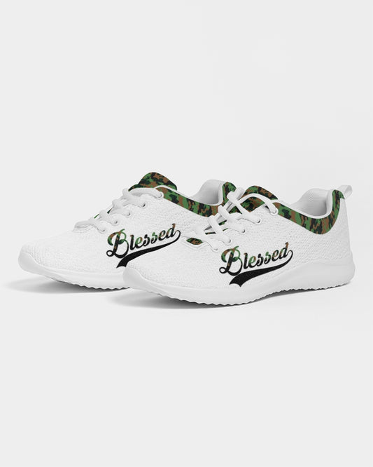 Blessed in Green Camo Women's Athletic Shoe