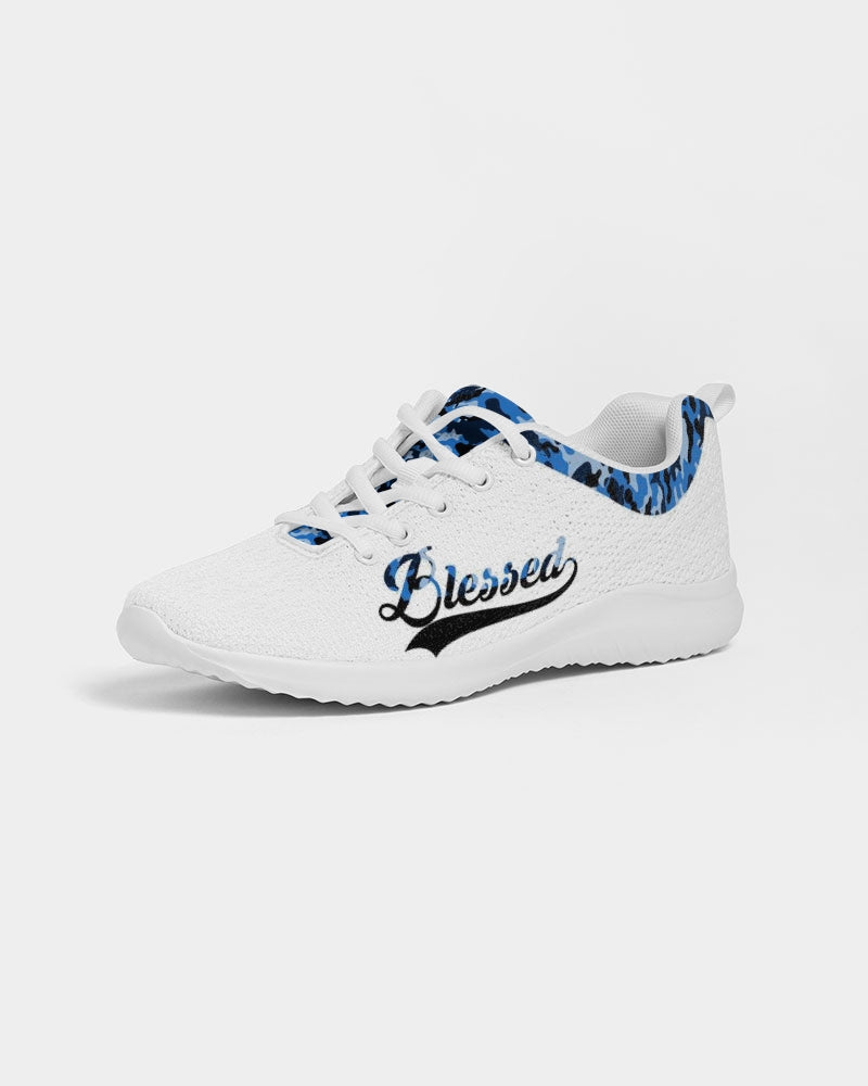 Blessed in Blue Camo Women's Athletic Shoe