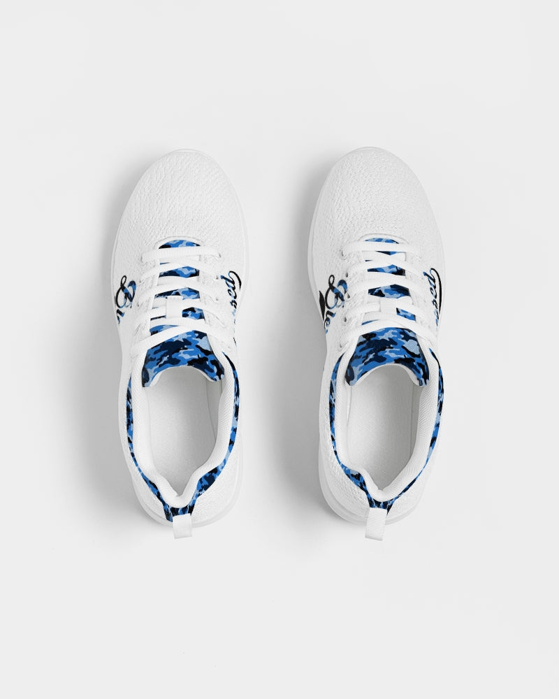 Blessed in Blue Camo Women's Athletic Shoe