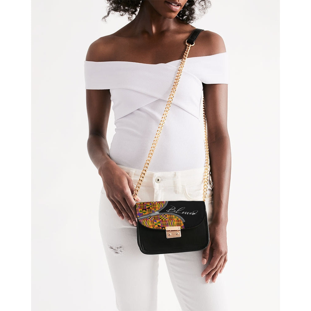 Blessed with Kente purse Small Shoulder Bag – blessedfootforward