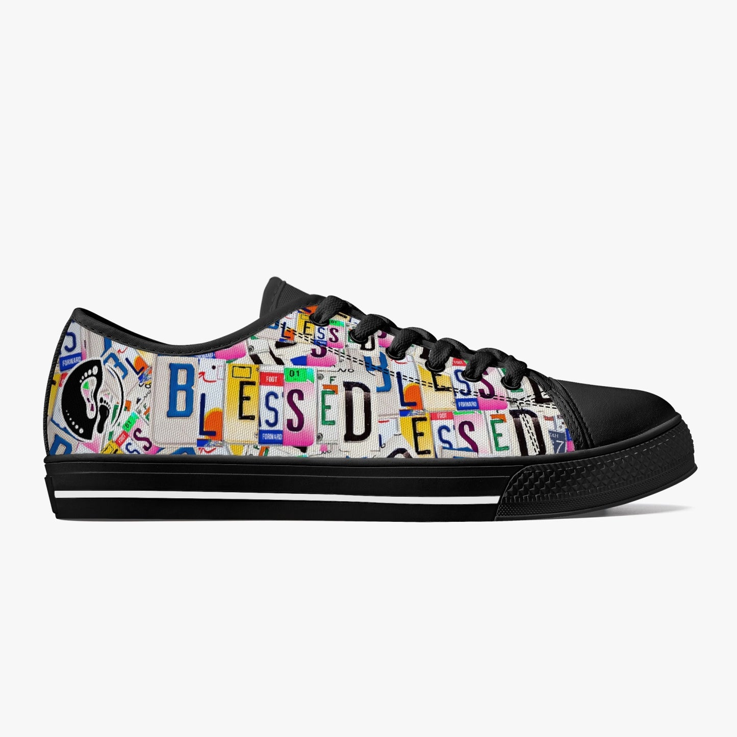 Blessed in Motion Low-Top Canvas