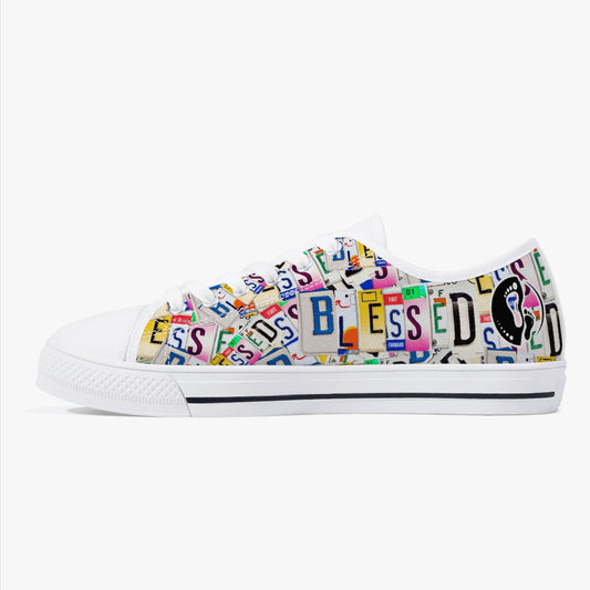 Blessed in Motion Low-Top Canvas