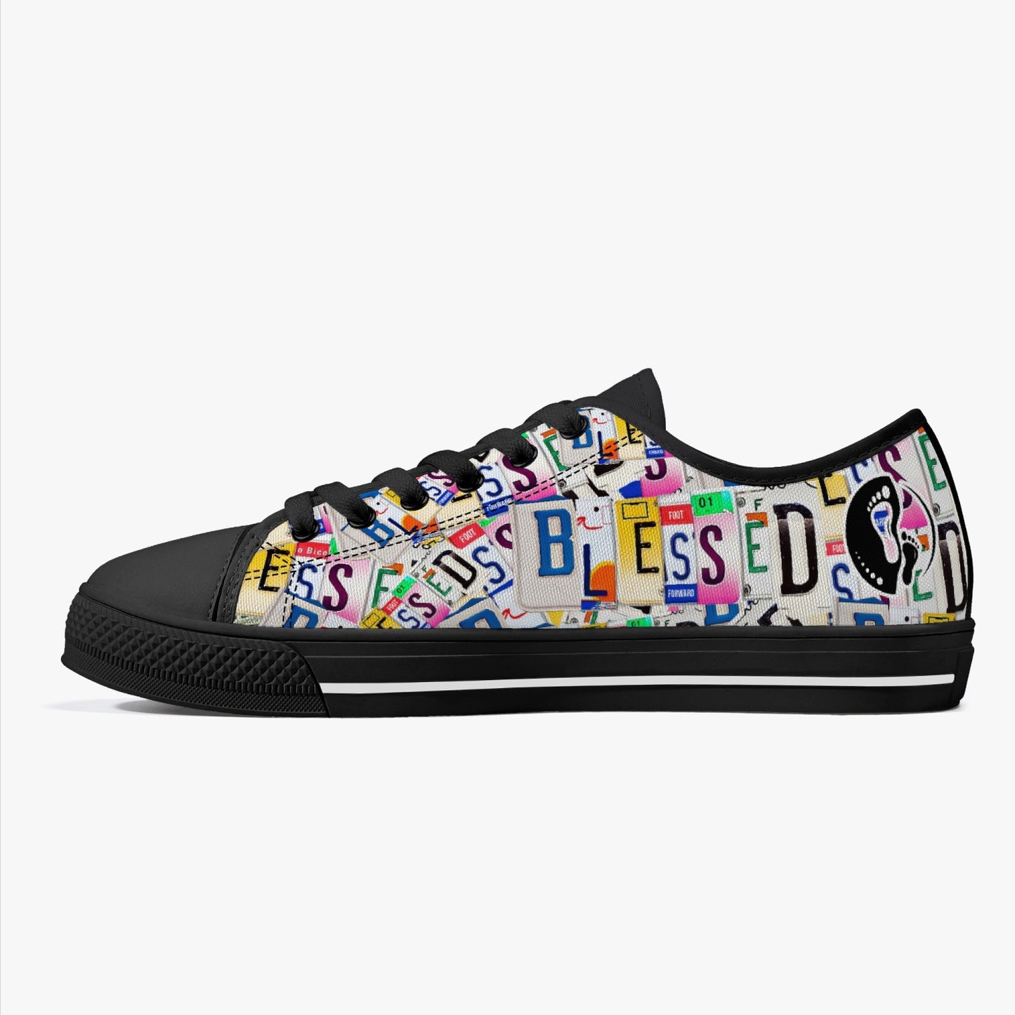 Blessed in Motion Low-Top Canvas