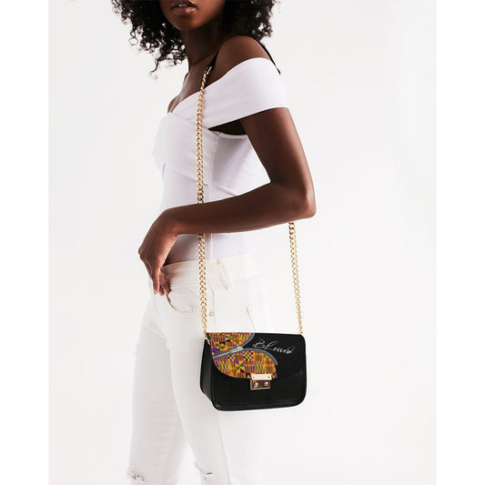 Blessed with Kente purse Small Shoulder Bag