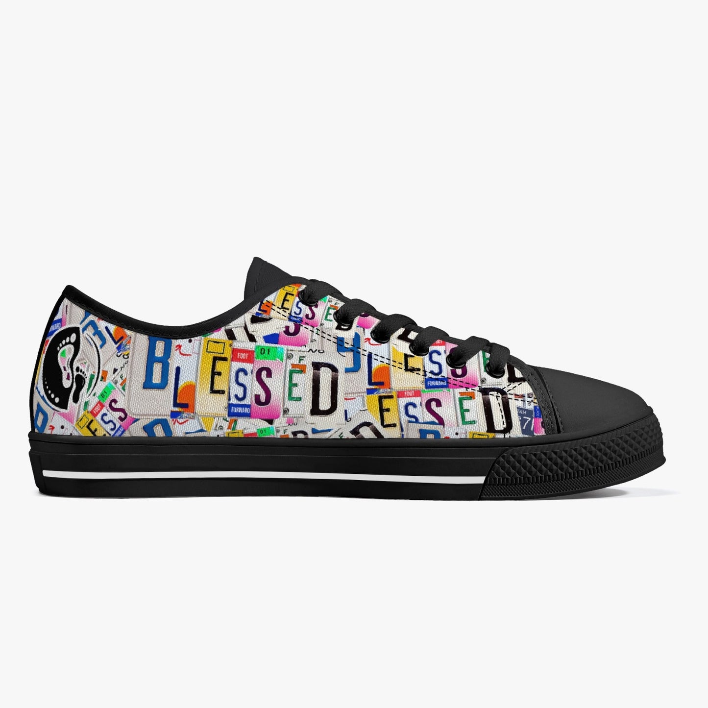 Blessed in Motion Low-Top Canvas