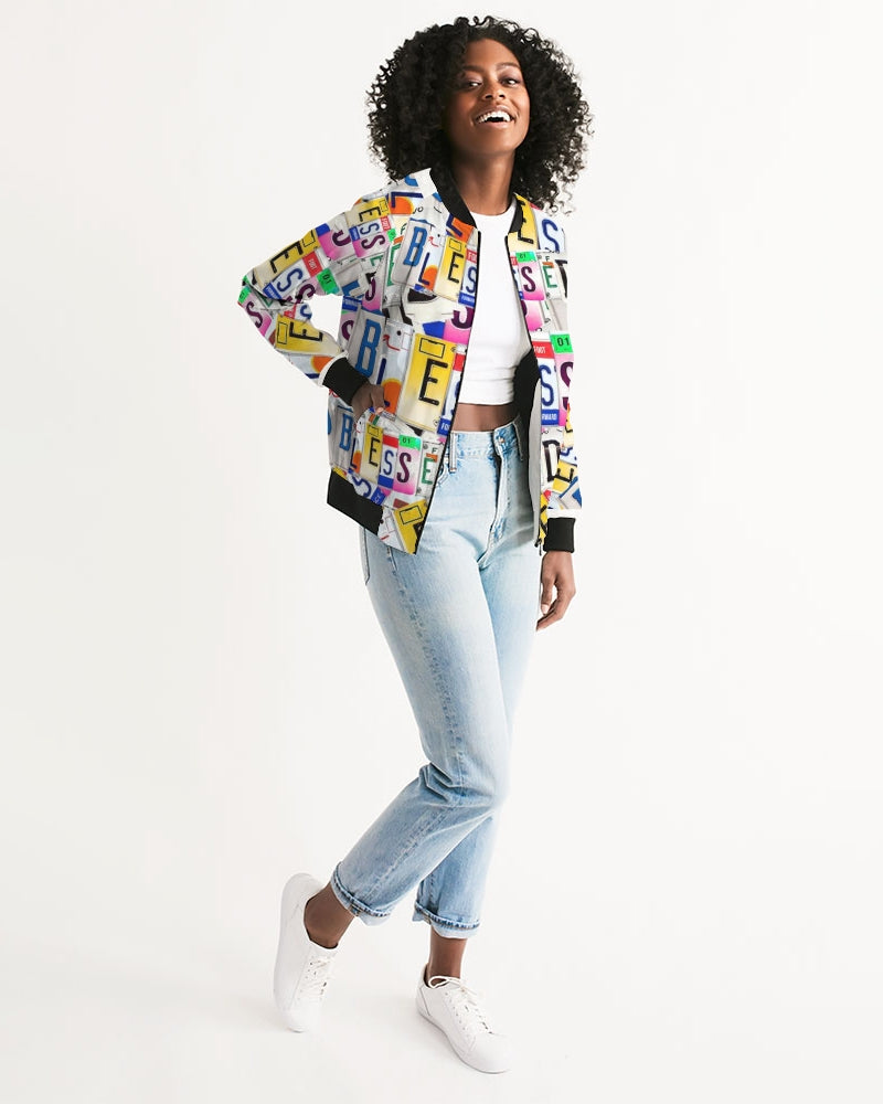 Blessed in Motion Ladies Bomber Jacket