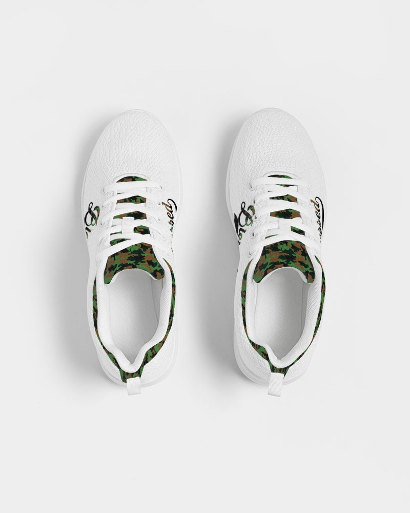 Blessed in Green Camo Women's Athletic Shoe