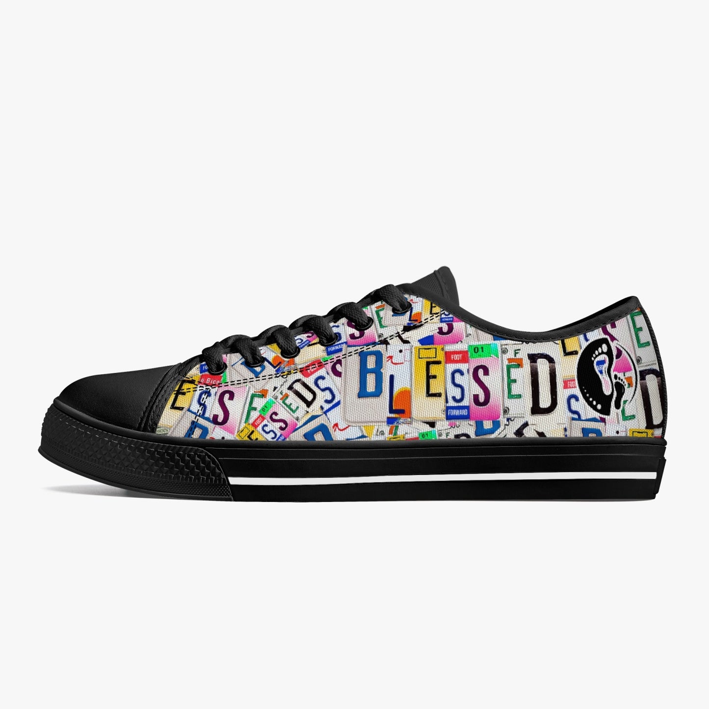 Blessed in Motion Low-Top Canvas