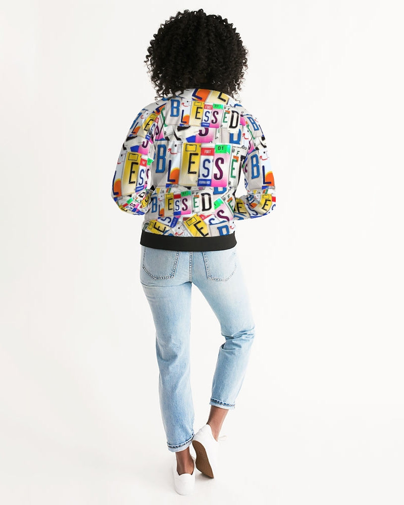 Blessed in Motion Ladies Bomber Jacket