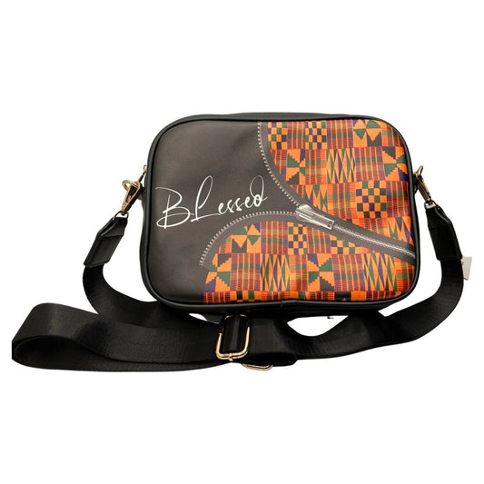 Blessed with Kente Crossbody Bag