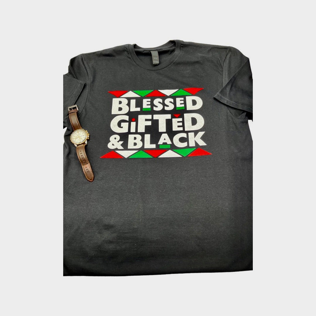 Blessed, Gifted & Black Unisex T-shirt